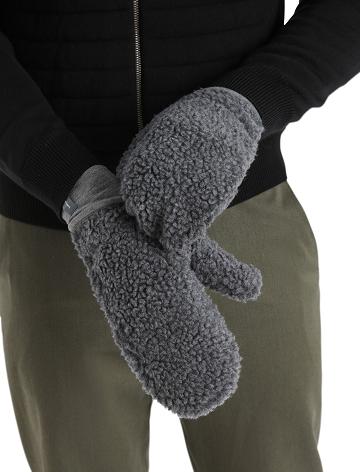 Rękawiczki Icebreaker Unisex RealFleece™ Merino High Pile Mittens Męskie Szare | PL 1894LISH